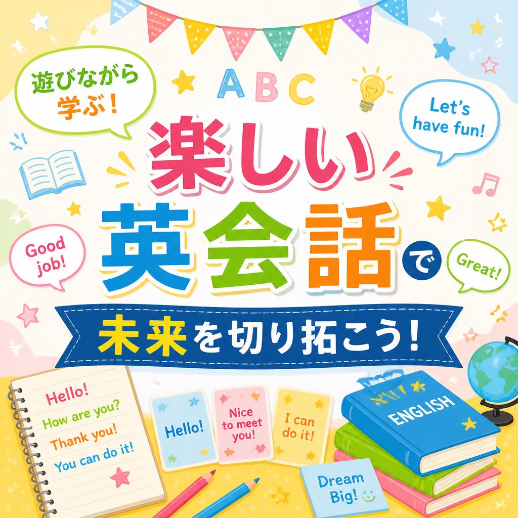 遊びながら学ぶ！楽しい英会話で未来を切り拓こう！