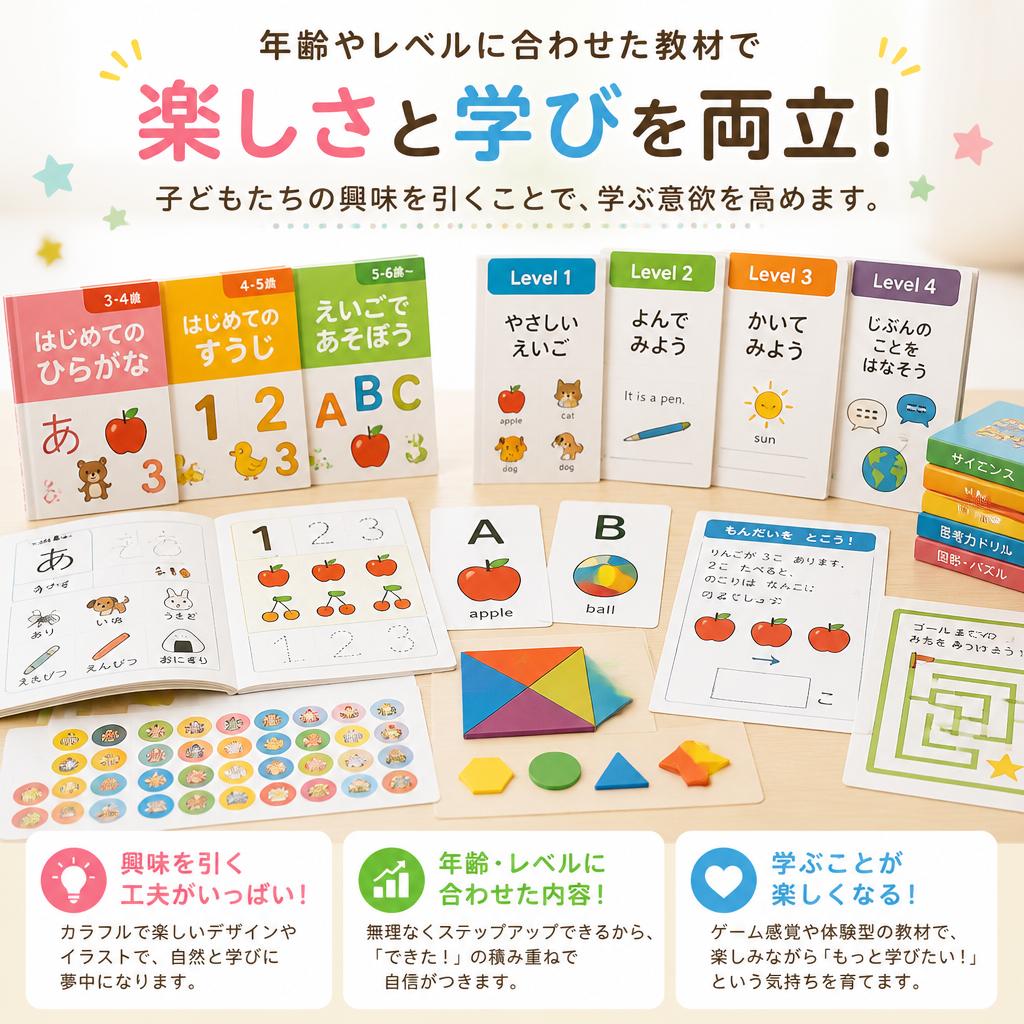 興味を引く教材