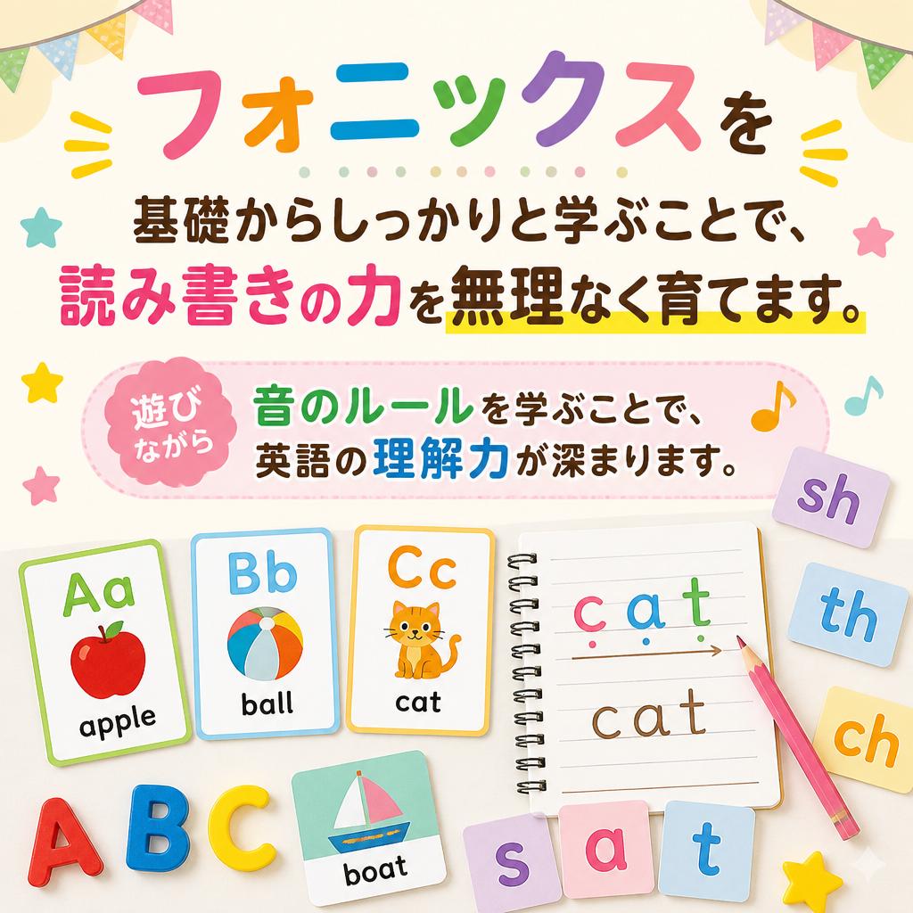 遊びながら覚える！フォニックス学習