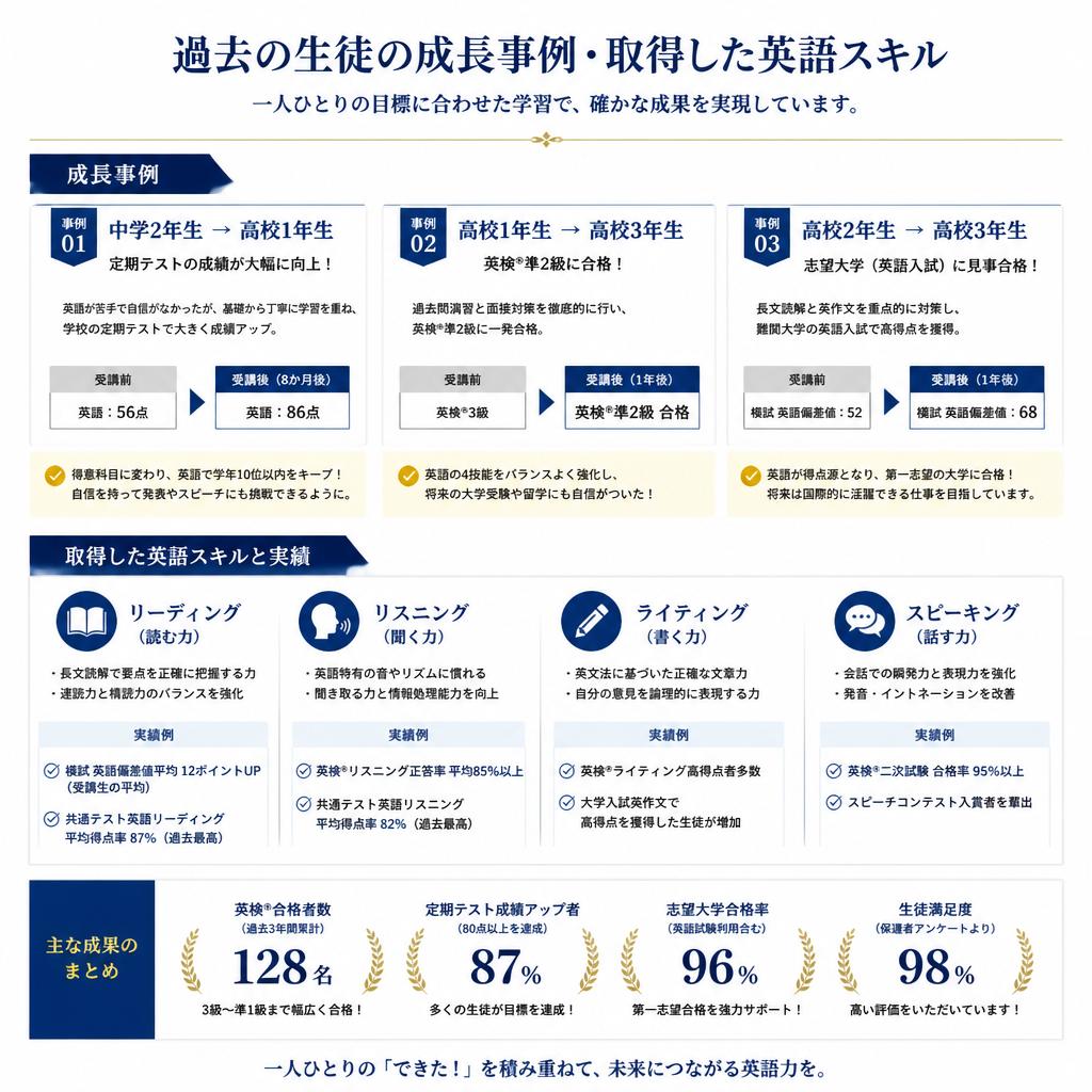 5. 生徒の成功事例紹介