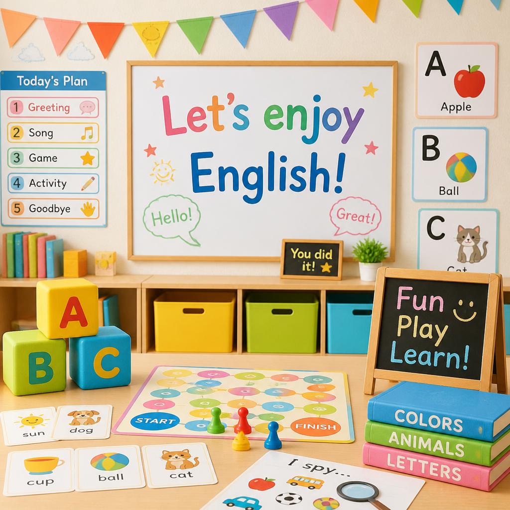 子ども向けの楽しい英会話