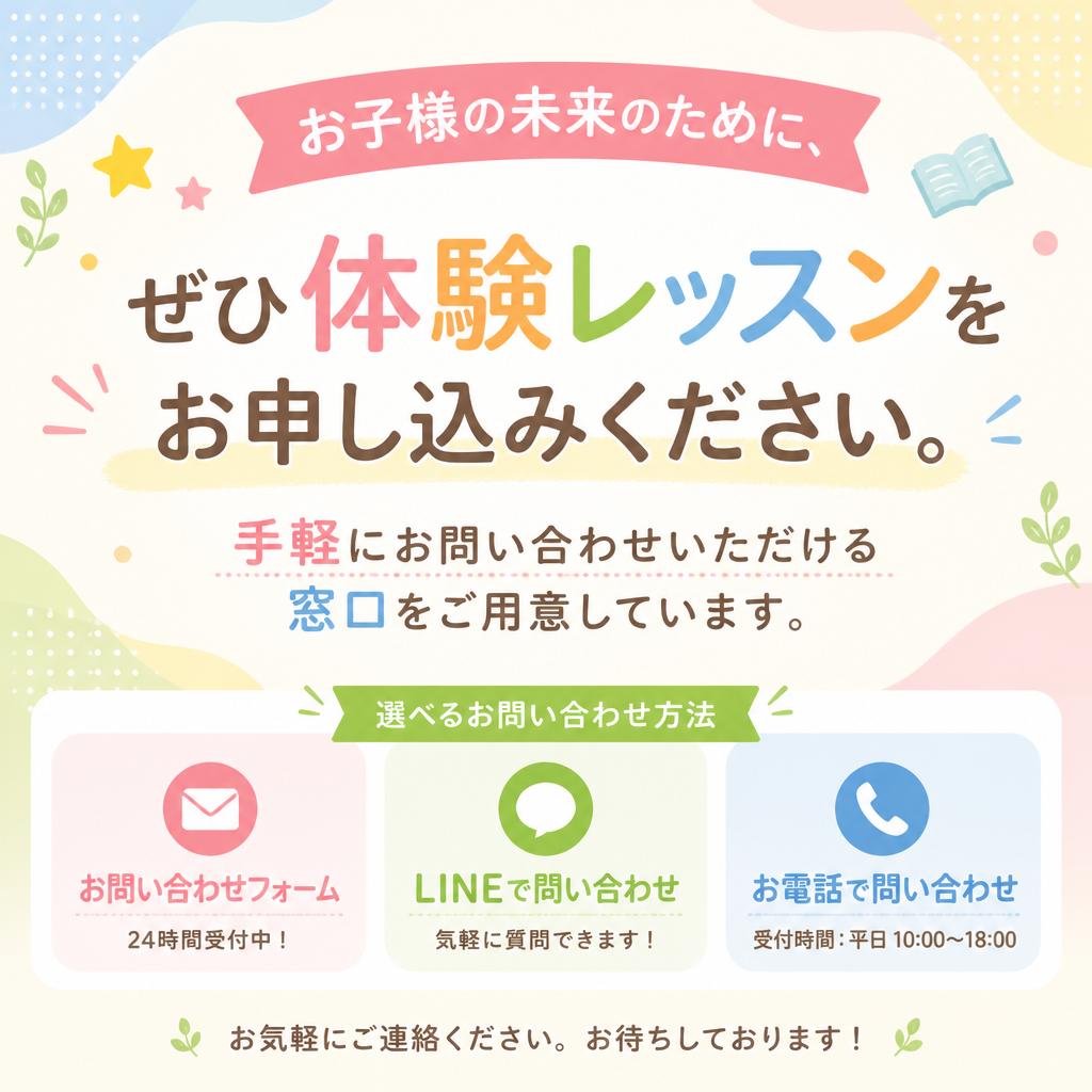 お問い合わせは今すぐ！