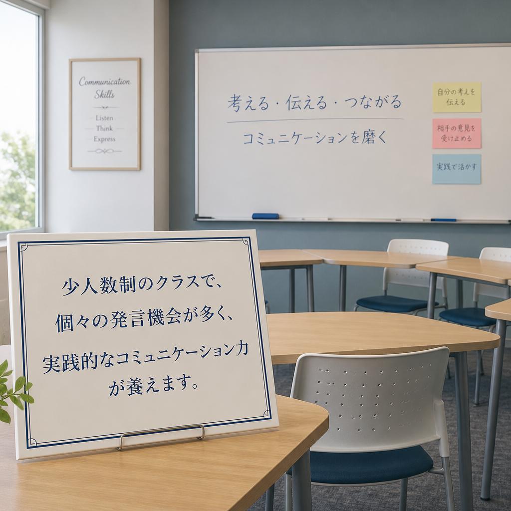 講師と距離が近い少人数制クラス