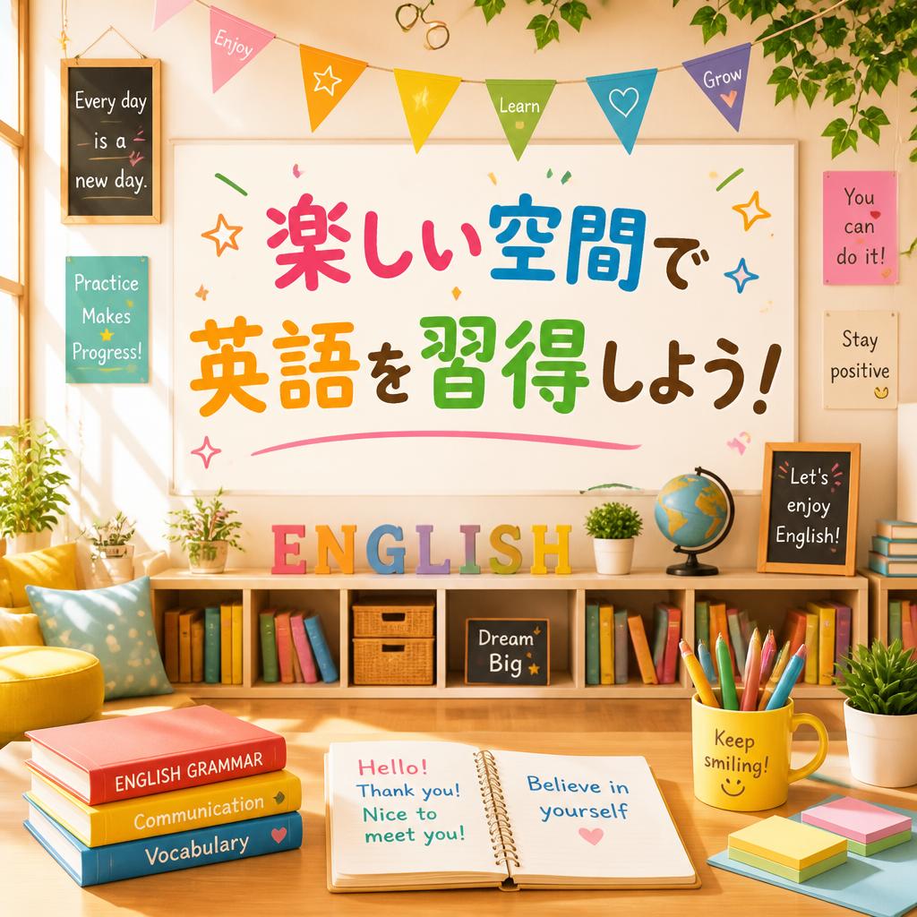 楽しい空間で英語を習得しよう！