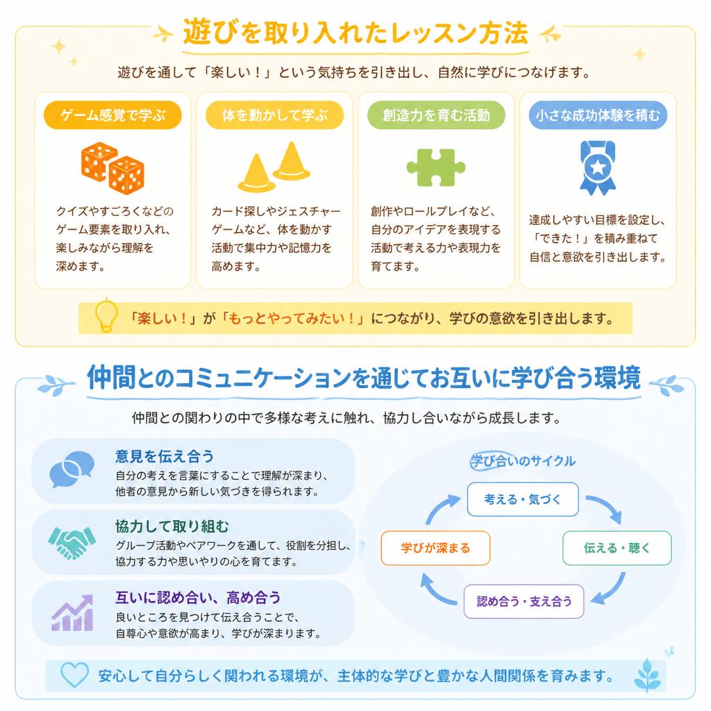 2. 楽しく学ぶ環境