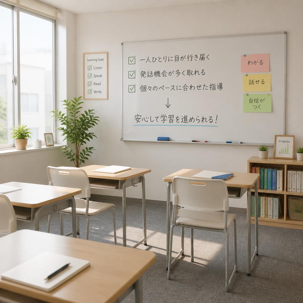 少人数制での丁寧な指導