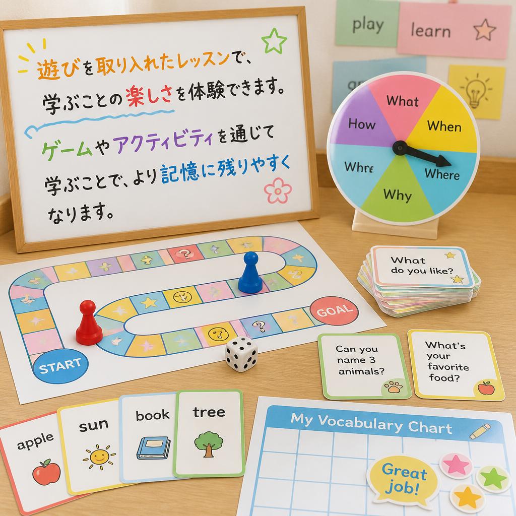 遊びを取り入れたレッスン