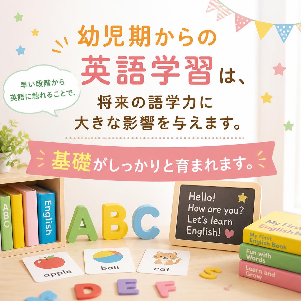 幼児から始まる英語学習のメリット