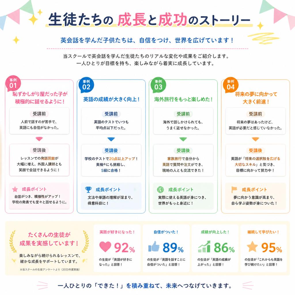 驚きの成果！過去の実績