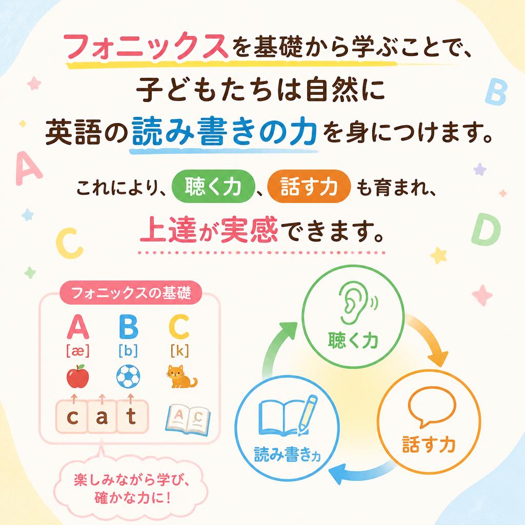 4. 成長をサポートするフォニックス学習