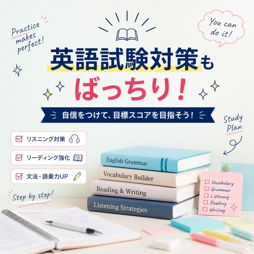 英語試験対策もばっちり！