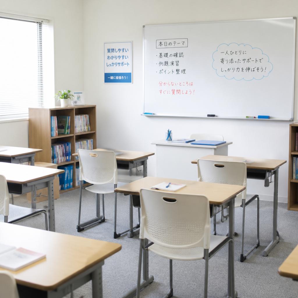 少人数制で丁寧に指導