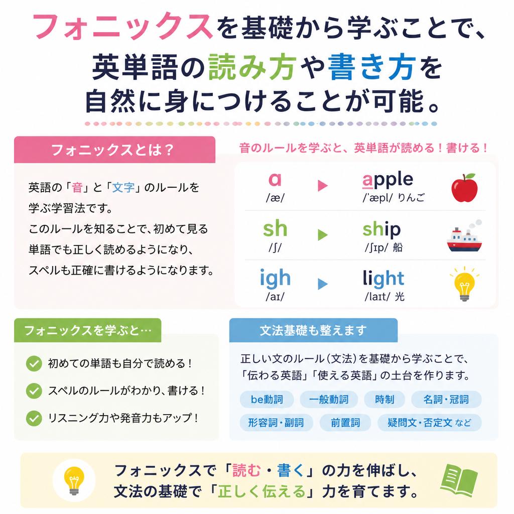 フォニックスと文法の基礎