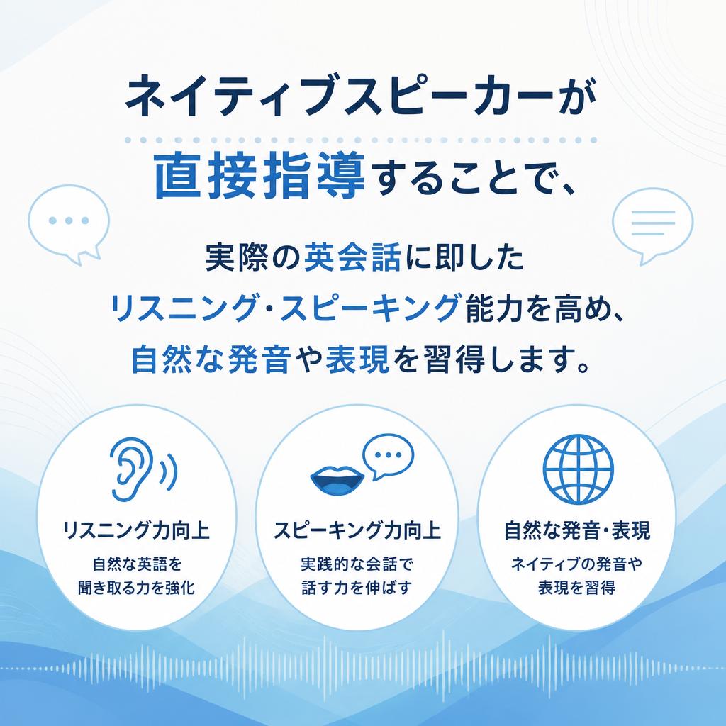 ネイティブ講師による現場感覚
