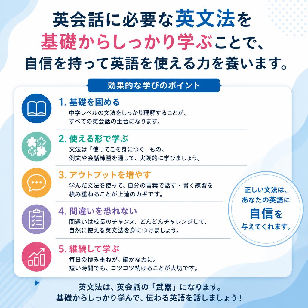 英文法の重要性と学び方